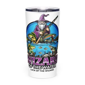 Wiz of the Water Tapered stainless steel tumbler