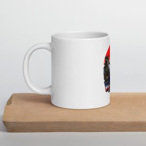 FREEDOM WIZ White glossy mug