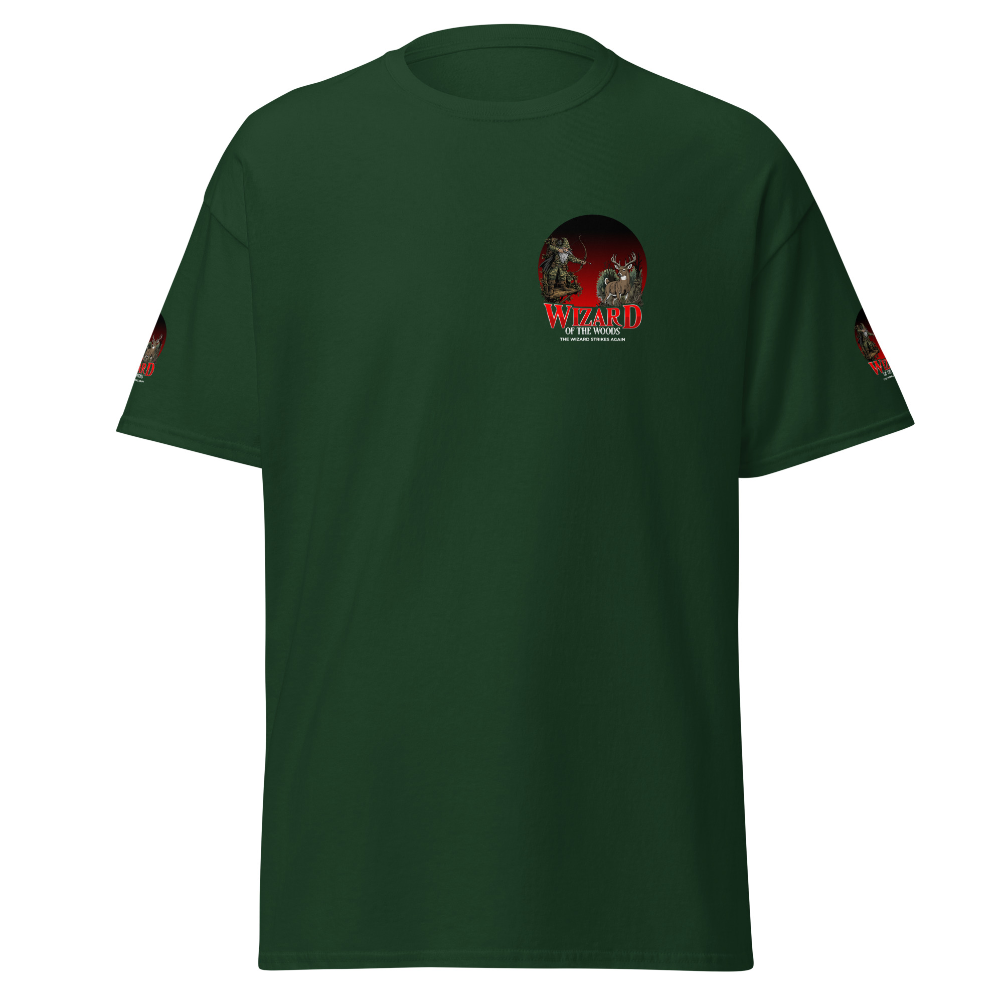 unisex-classic-tee-forest-green-front-6a135534b0c3e.jpg