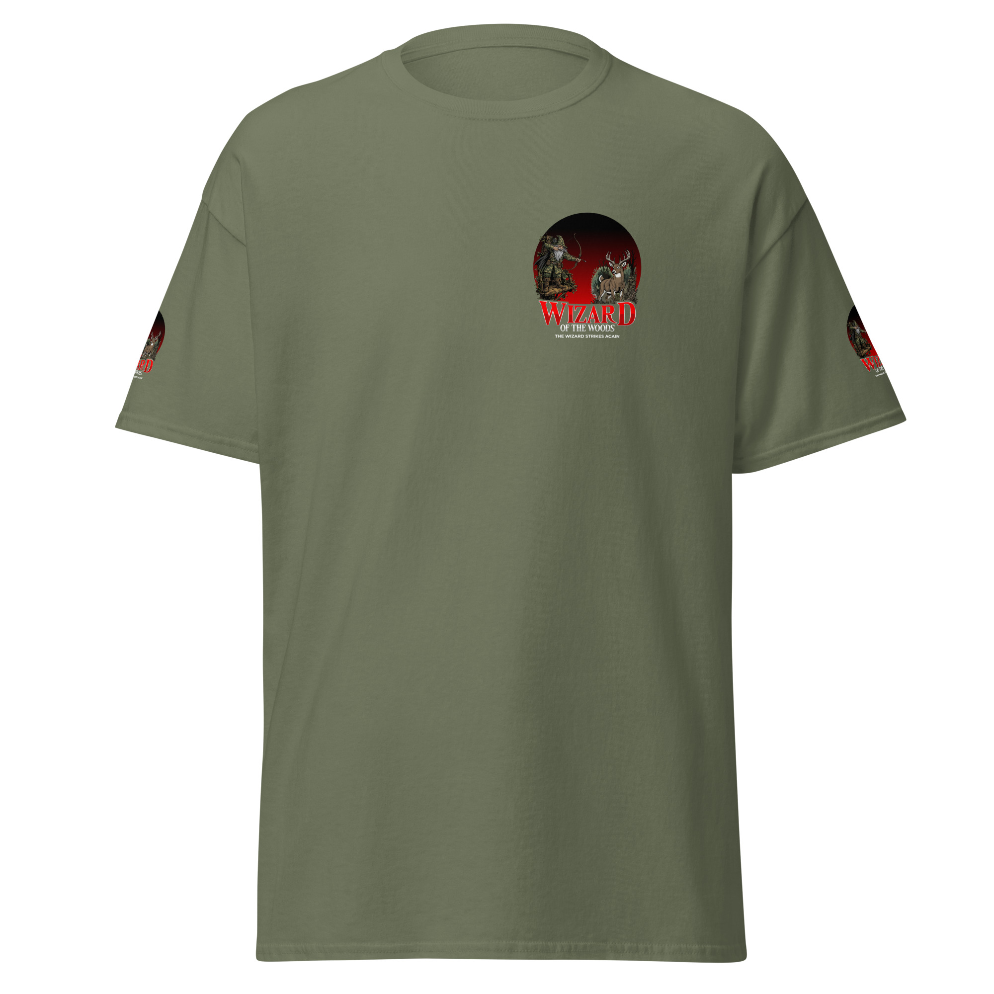 unisex-classic-tee-military-green-front-6a135535475db.jpg