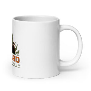 Camo wiz White glossy mug