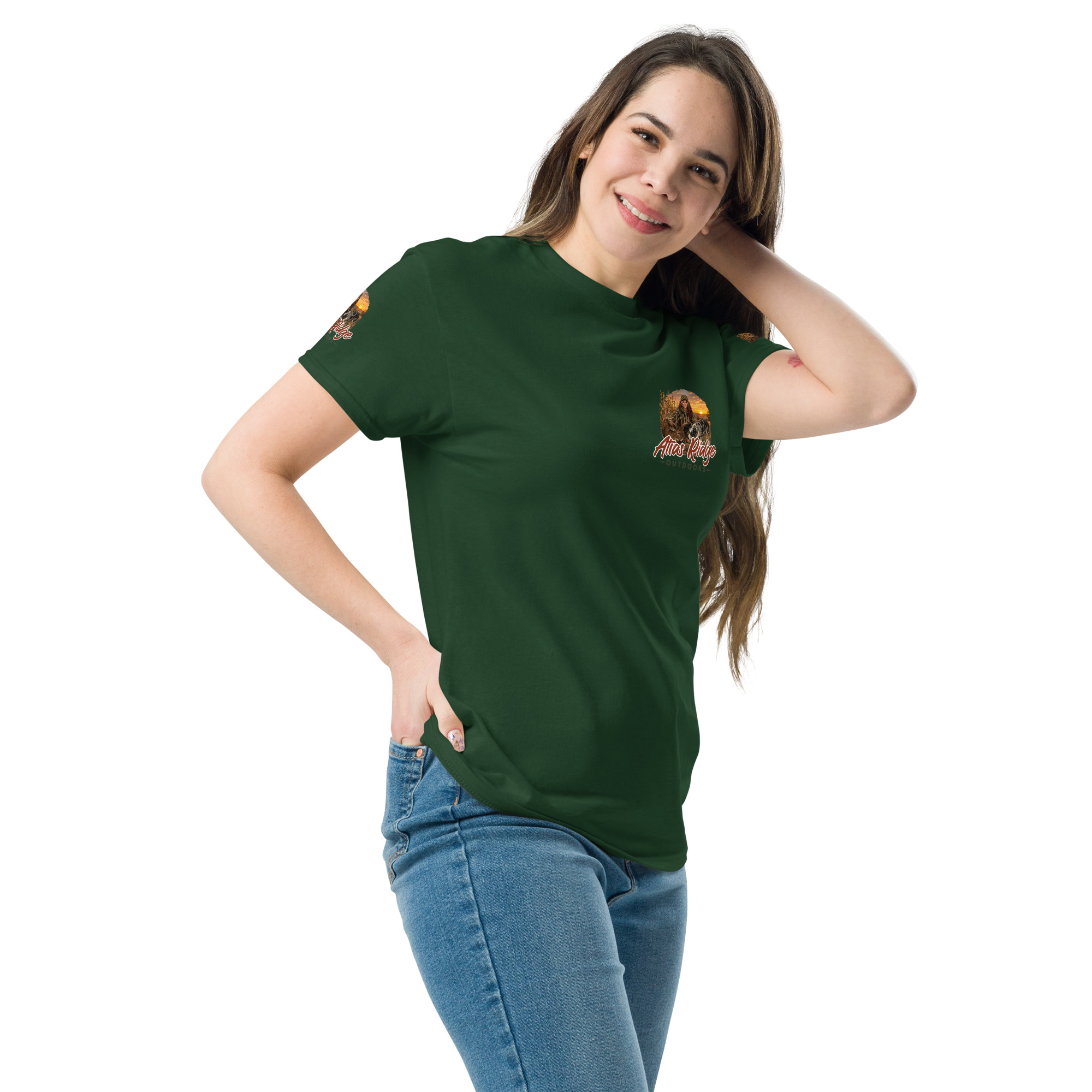 unisex-classic-tee-forest-green-left-front-6a4d9831803e9.jpg