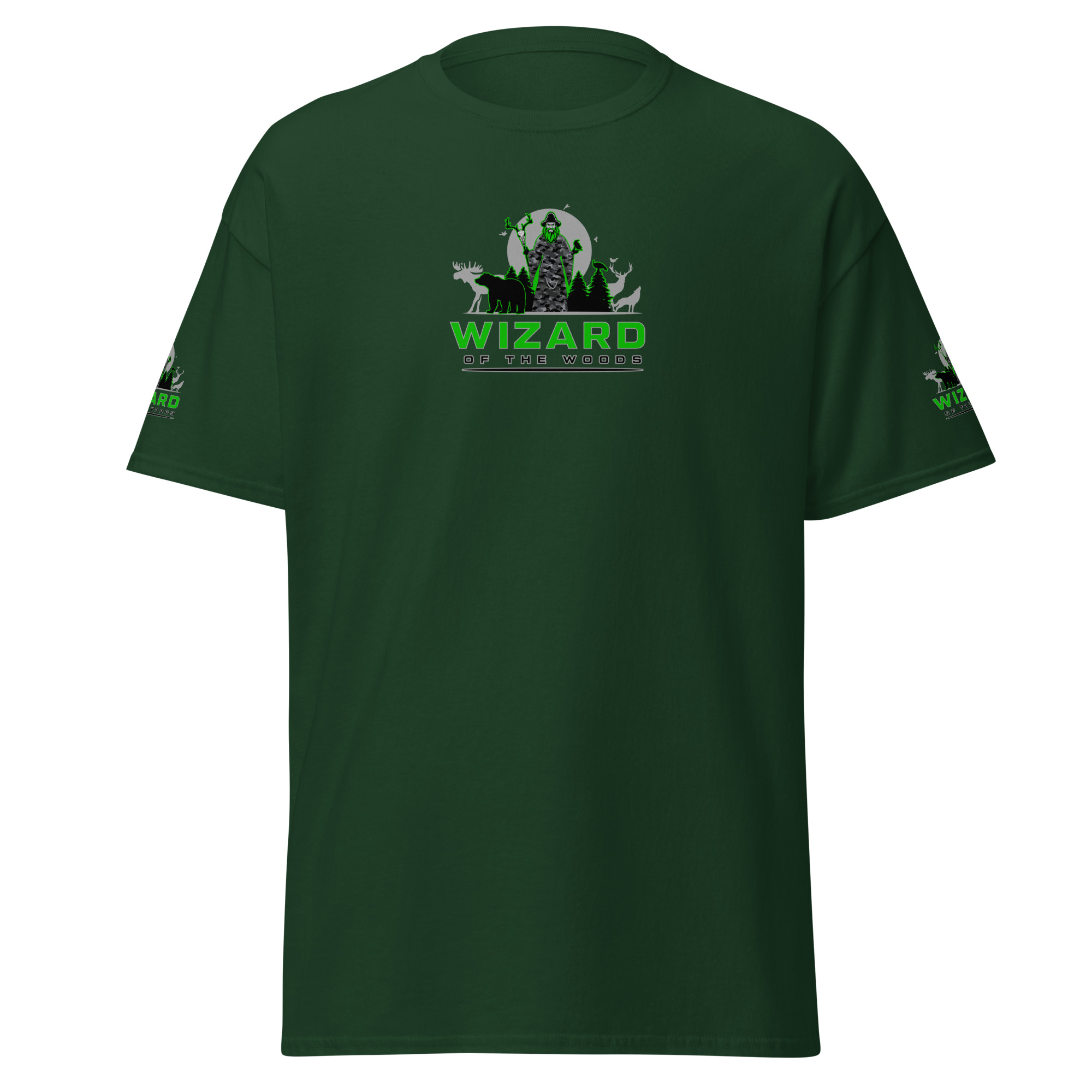 unisex-classic-tee-forest-green-front-6a93a5887216e.jpg