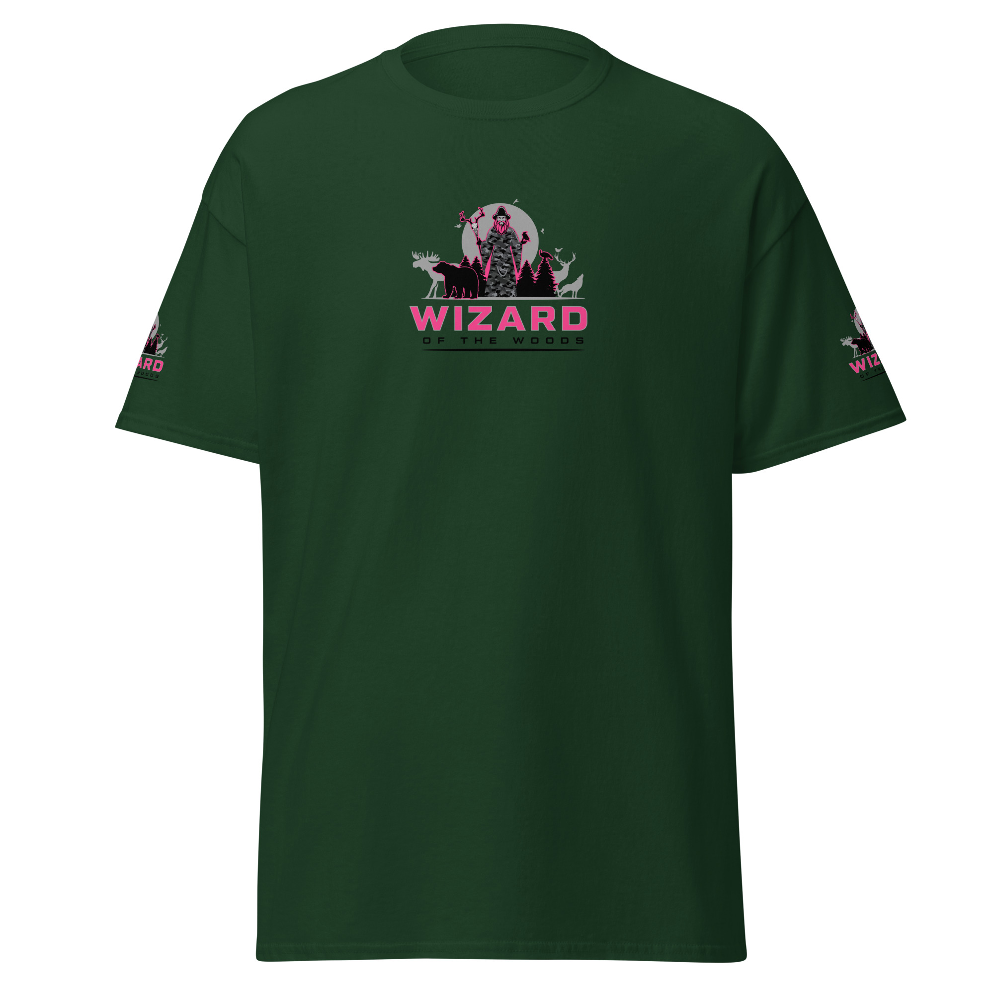 unisex-classic-tee-forest-green-front-6a93a7b01e8b1.jpg