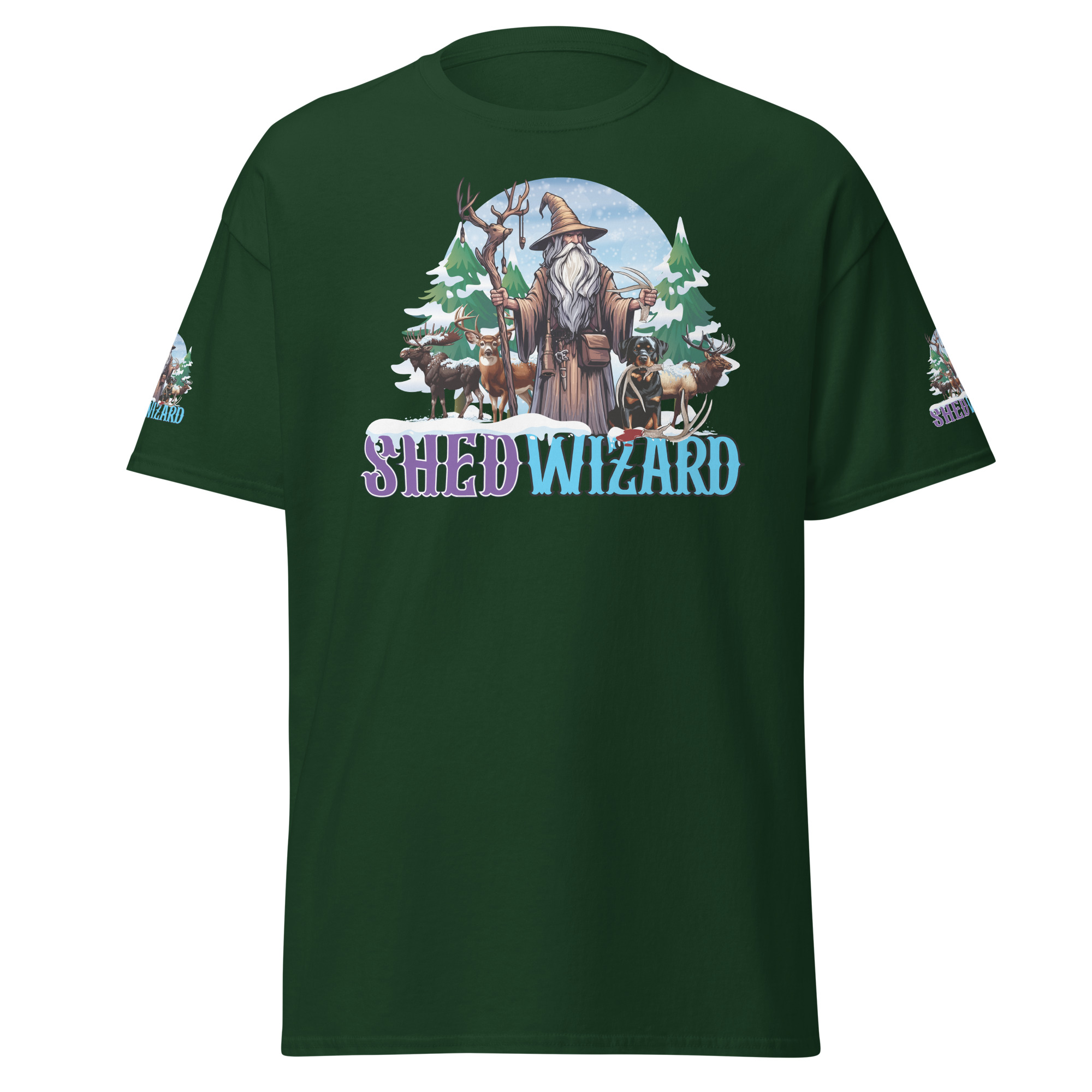 unisex-classic-tee-forest-green-front-6a93a8b373a53.jpg