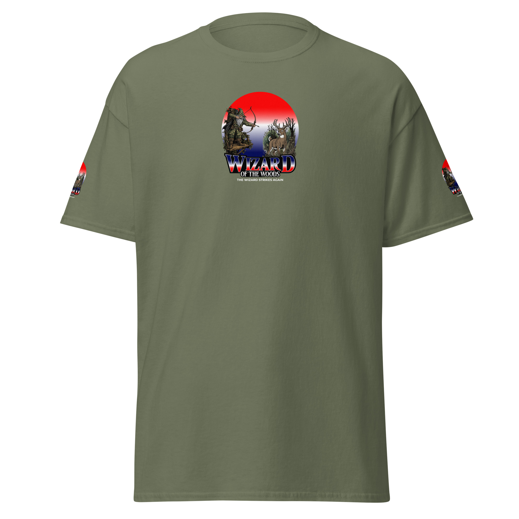 unisex-classic-tee-military-green-front-6a93b0ab302de.jpg