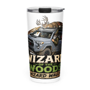 Wizard Wagon Tapered stainless steel tumbler